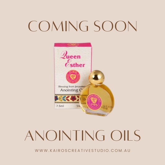 Anointing Oils coming soon!!!