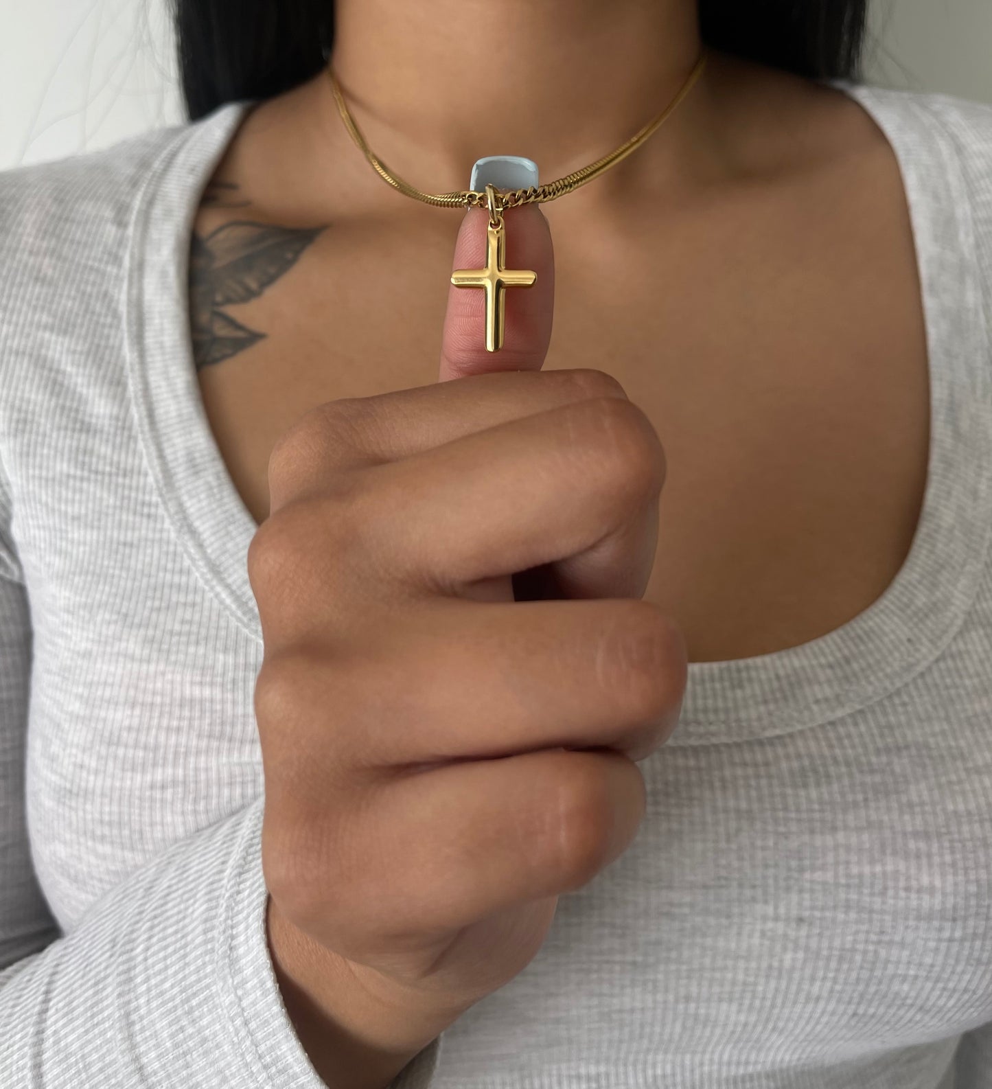 Victorious Cross Necklace