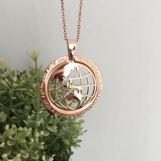 Globe Necklace (Most Popular)