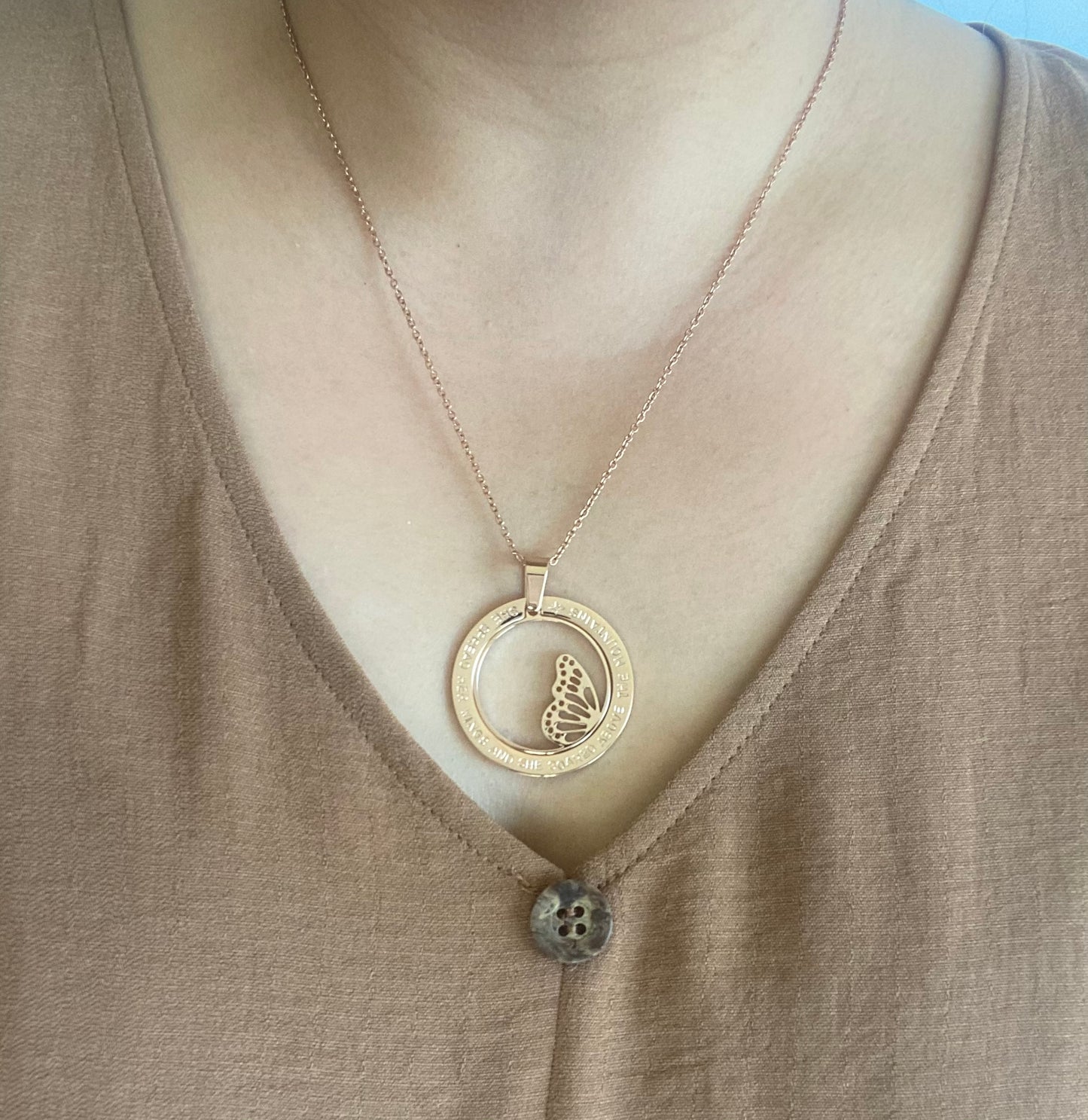 Surrender Butterfly Necklace
