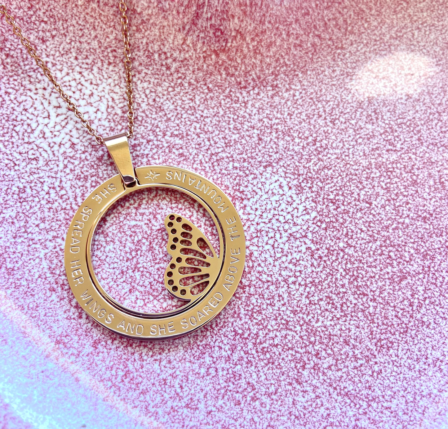 Surrender Butterfly Necklace