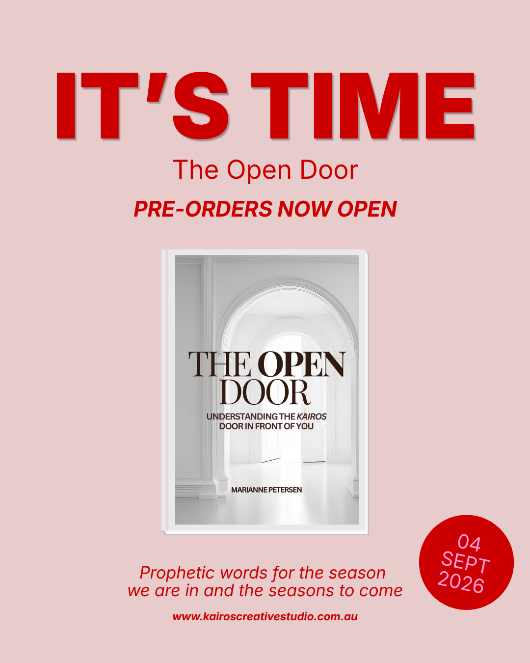 PRE-ORDER - The Open Door