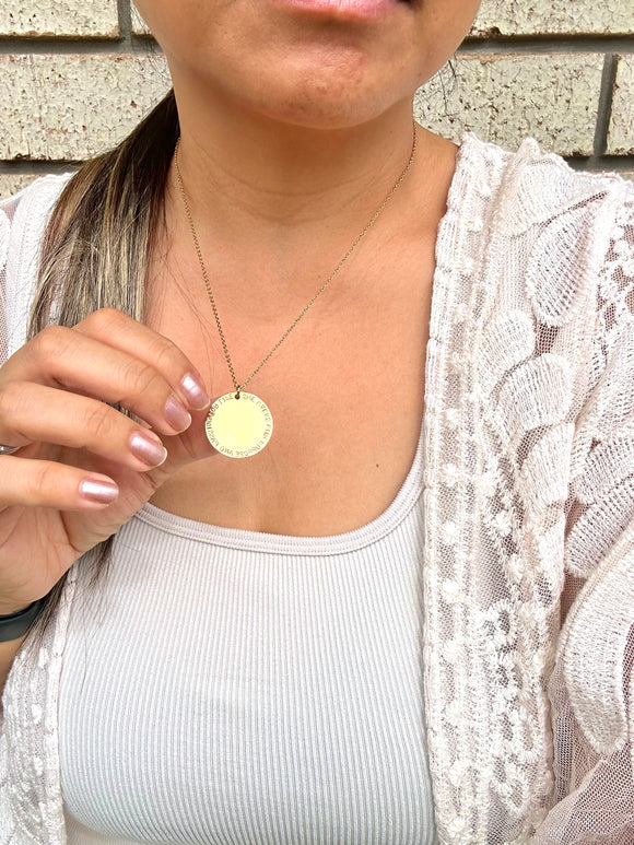 Joanna Medallion Necklace
