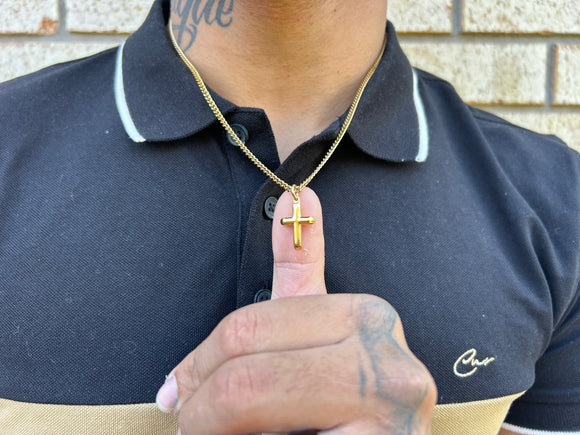 Victorious Cross Necklace