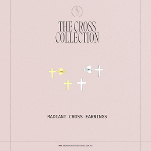 Radiant Cross Earrings
