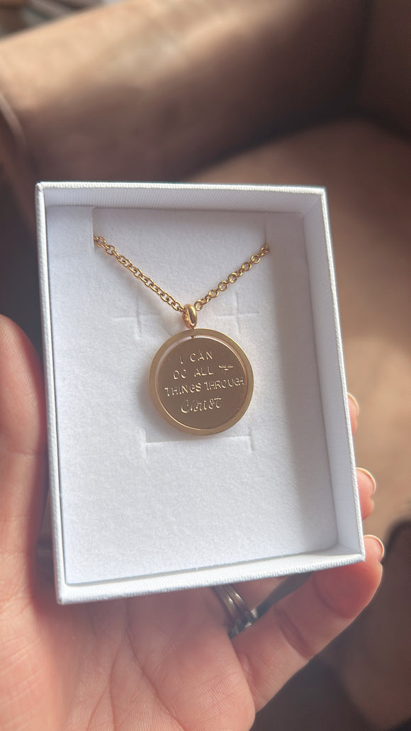 Prophesy Circle Spinning Necklace