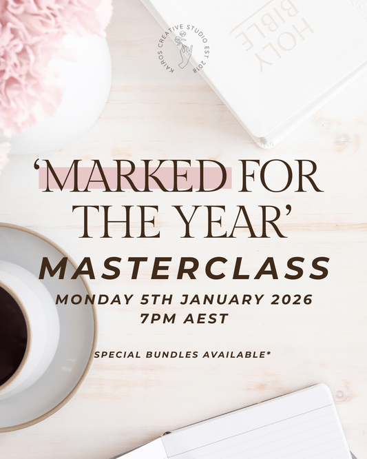 'Marked For the Year' Live Masterclass (Masterclass only)