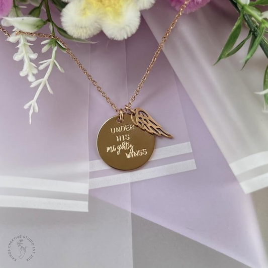Under His Mighty Wings Necklace