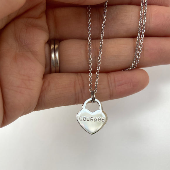 Faith Necklace (Mini Heart)