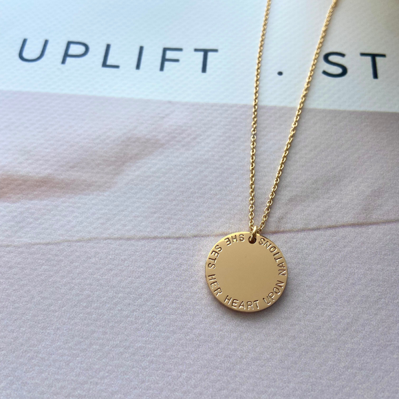 She Sets Her Heart on Nations Necklace