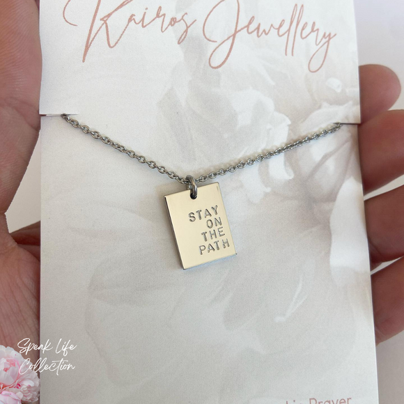 Stay on the Path Necklace