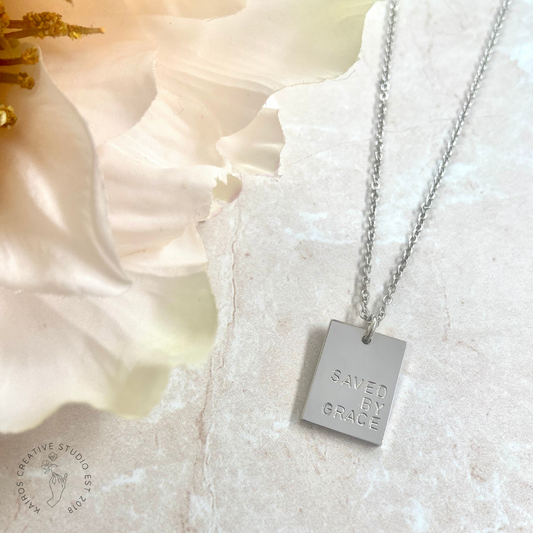Saved By Grace Necklace
