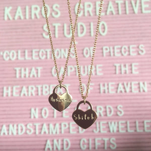 Faith Necklace (Mini Heart)
