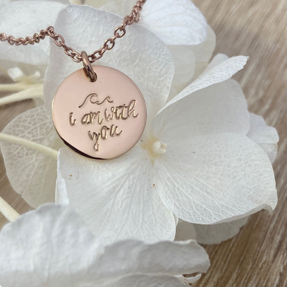 Isaiah 43:2 ‘I am with You’ Necklace