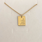 Yes and Amen Necklace