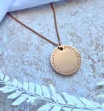 Steadfast Medallion Necklace