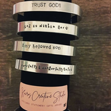 Aluminium Thick Bracelet Cuffs