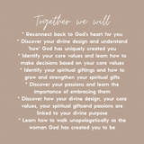 'Discover your Divine Design' - 6 week Group Mentoring Program